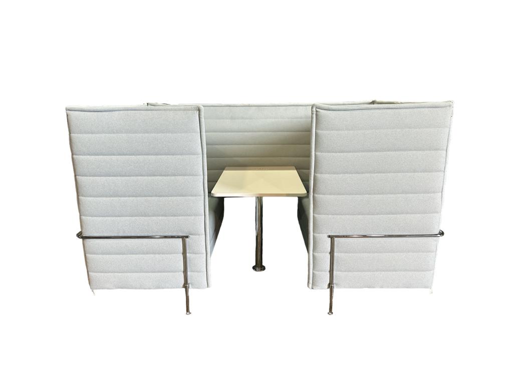 Refurbished Cream Alcove Cabin Ideal Alcove Unit for Office Spaces