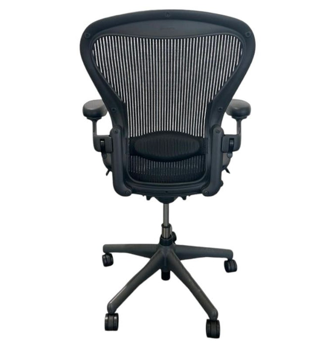 Refurbished Herman Miller Aeron - Size B - Black - Fully Loaded - MK2