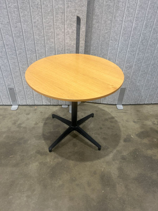 Refurbished Vitra Round Bistro Table With 4-Star Base