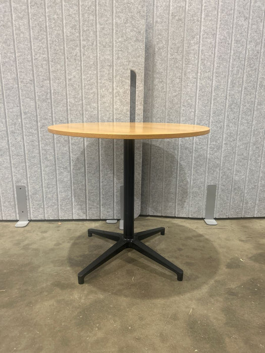 Refurbished Vitra Round Bistro Table With 4-Star Base