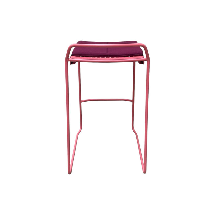 Refurbished Veck High Stool in Pink