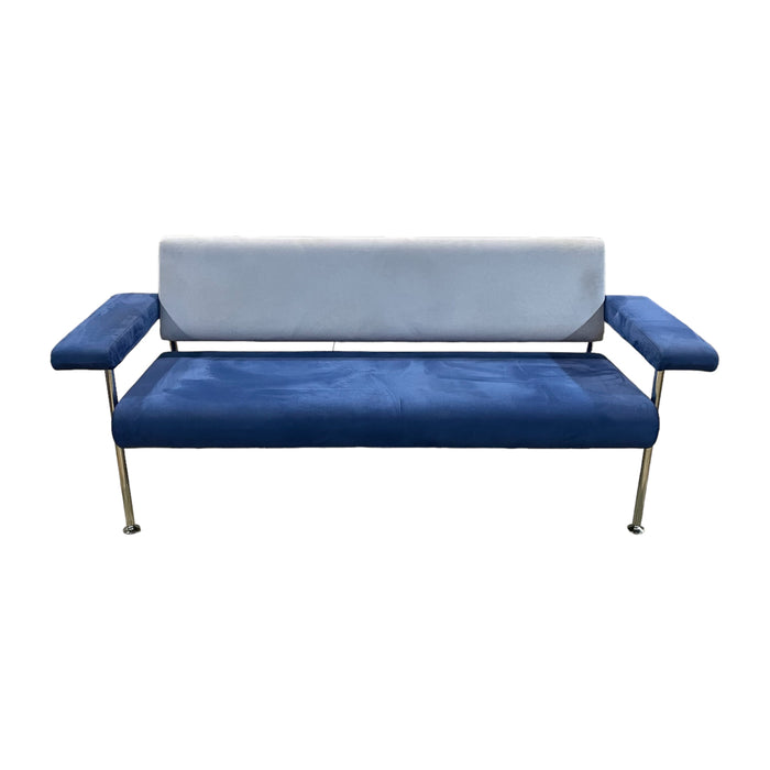 Refurbished Vintage Wolfgang C.R. Mezger Meet sofa for Brunner 1990s in Blue