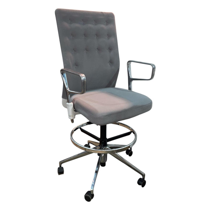 Refurbished Vitra ID Trim Draughtsman Chair in Grey