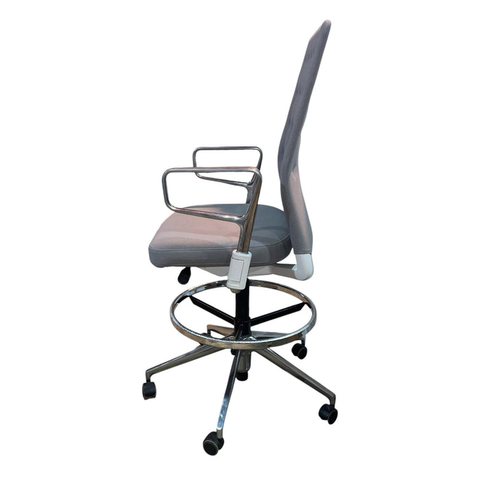 Refurbished Vitra ID Trim Draughtsman Chair in Grey