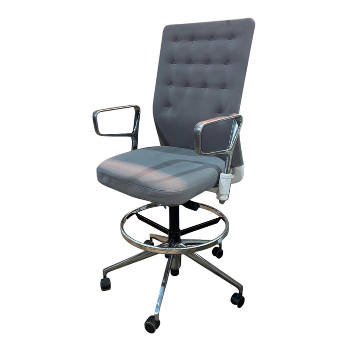 Refurbished Vitra ID Trim Draughtsman Chair in Grey