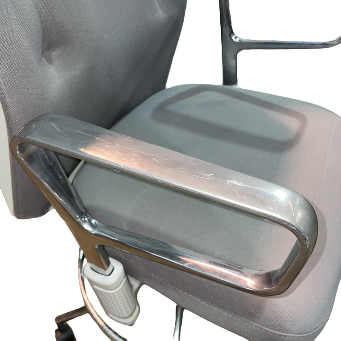 Refurbished Vitra ID Trim Draughtsman Chair in Grey