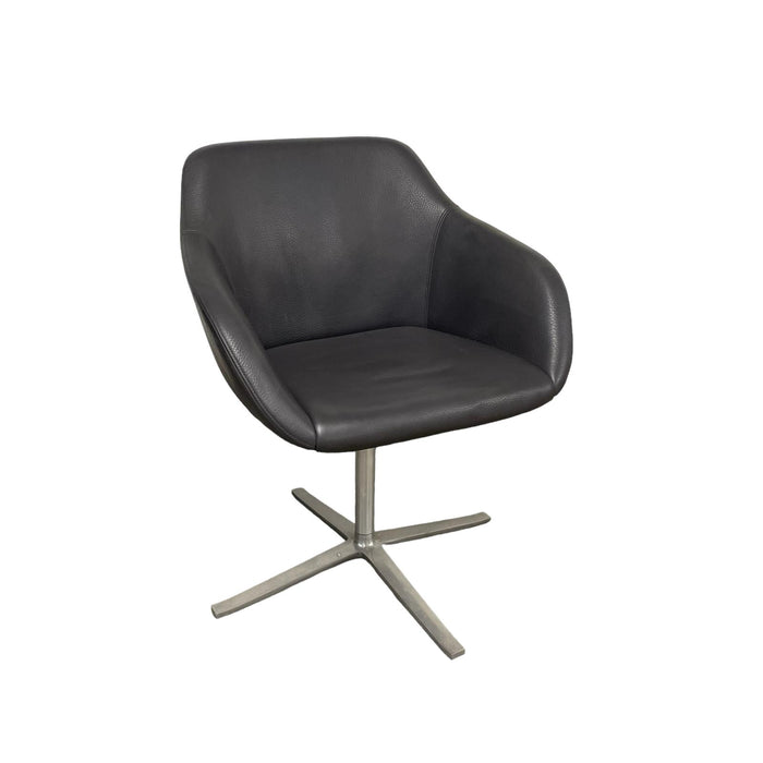 Refurbished Walter Knoll Turtle Lounge Chair