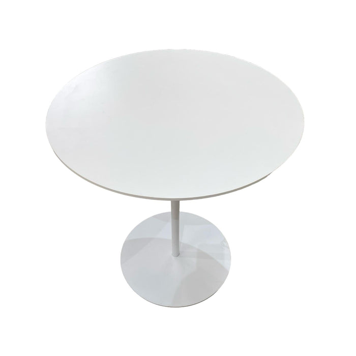 Refurbished White Round Coffee Table