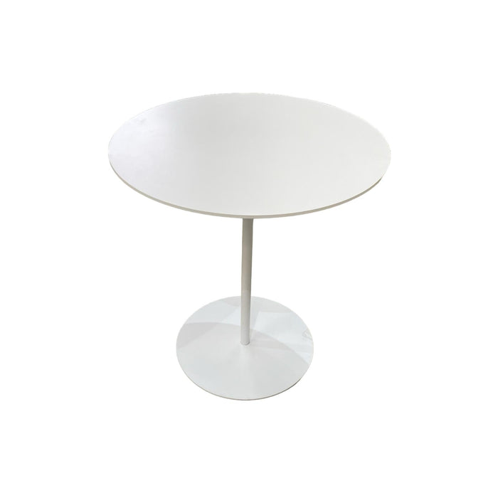 Refurbished White Round Coffee Table