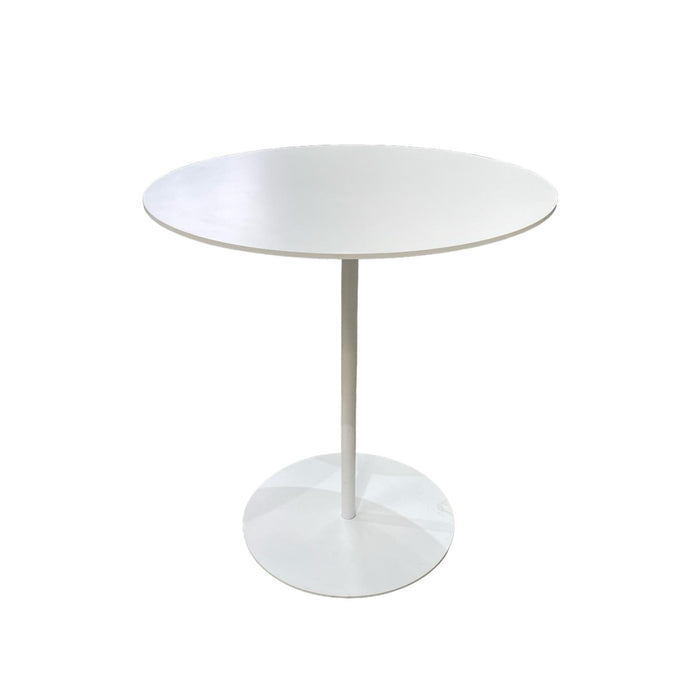 Refurbished White Round Coffee Table