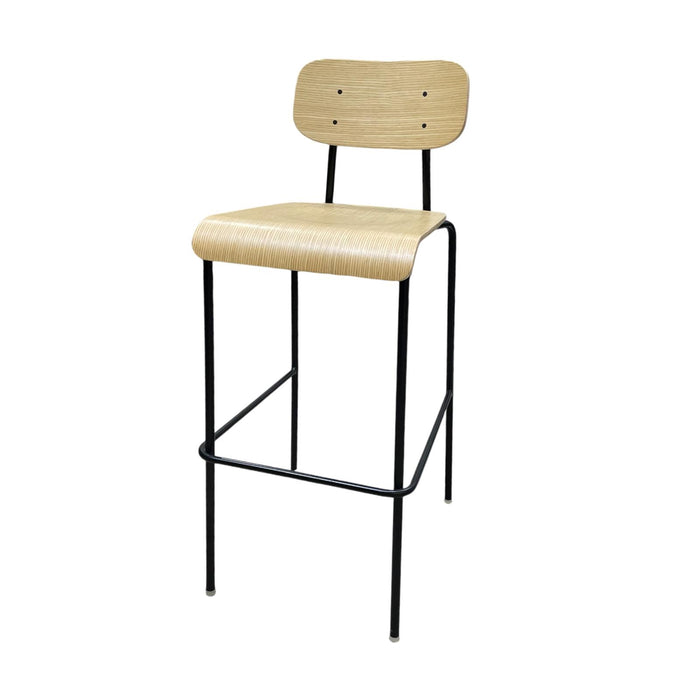 Refurbished Wooden Bar Stool